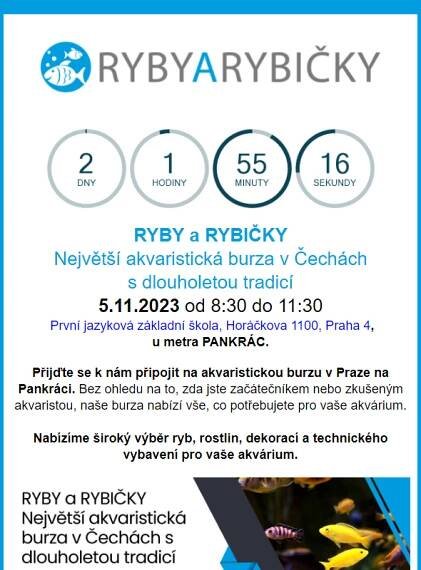 _  Akvaristická burza  Praha/Pankrác  - 5.11.2023
