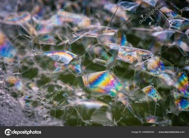 Umělecké Barevné Pozadí Mýdlových Bublin — Stock Fotografie © jaalbers #442609234