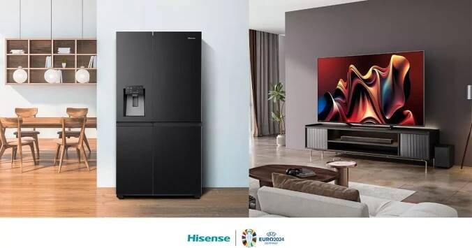 Win a 55" Hisense TV and American-style fridge-freezer worth £2,200