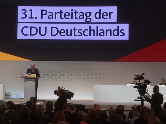 Annegret Kramp-Karrenbauer, CDU, Bundesparteitag, Hamburg 2018