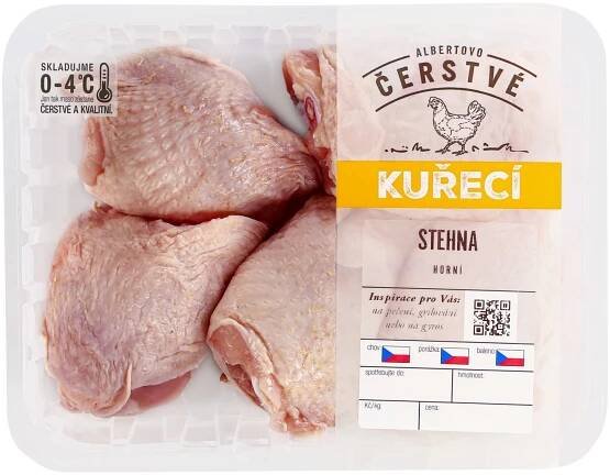 Kuřecí horní stehna chlazená