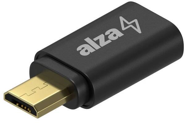 AlzaPower USB-C (F) na Micro USB-B 2.0 (M)