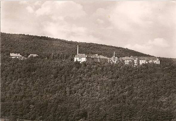 NOVÁ VES POD PLEŠÍ - sanatorium - Příbram - Pohlednice místopis