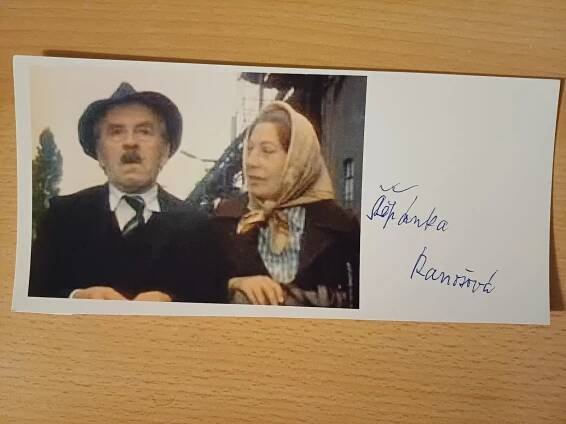 Ranošová Štěpánka, herečka, fotografie s originálním autogramem