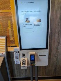 McDonalds Kiosk - Counterless kiosk-only Order