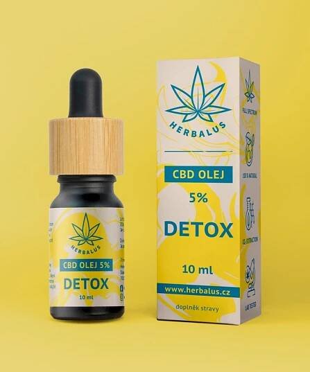 CBD olej 5% - DETOX - Divoké konopí.cz