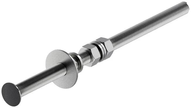 OBO Bettermann 5408973 isFang 3B-G3 závitová tyč 430 mm ocel 3 ks
