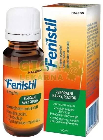 Fenistil kapky 20ml - GigaLékárna.cz