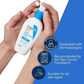 CeraVe AM Face Moisturizer SPF 30, Oil-Free with Sunscreen