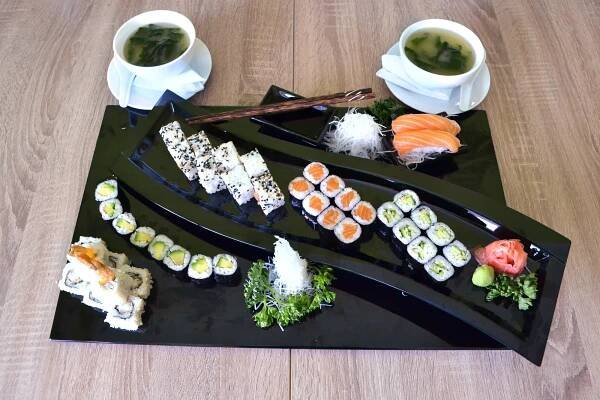 Sushi sety v bistru Vivi: vegetariánský i s rybami či polévkou miso