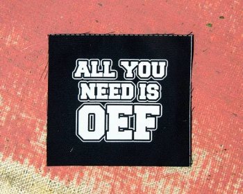 OBSCENE EXTREME 2020 - ALL YOU NEED IS OEF – square PATCH