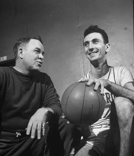 Re: Bob Cousy, Holy Cross basketball.