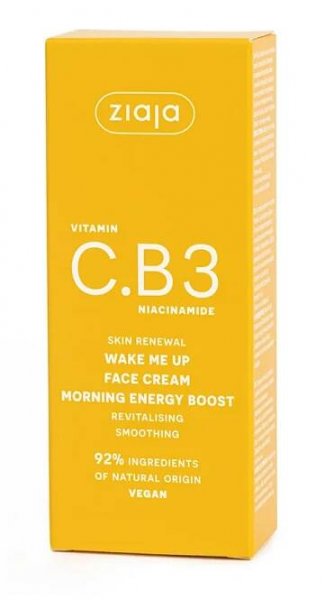 Ziaja Vitamin C.B3 Niacinamide Ranní krém po probuzení 50 ml