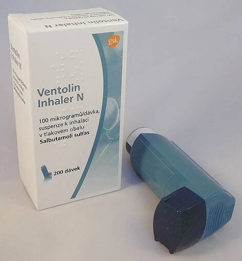 Ventolin inhaler n 100 mcg cena