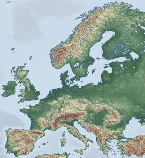 Hory Evropy – Slepá mapa – iDNES.cz