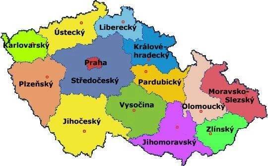 Krajská Města čr Mapa | MAPA