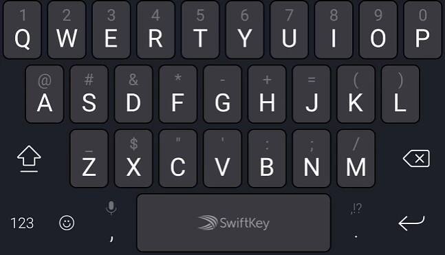 SwiftKey - Good Gboard Alternative