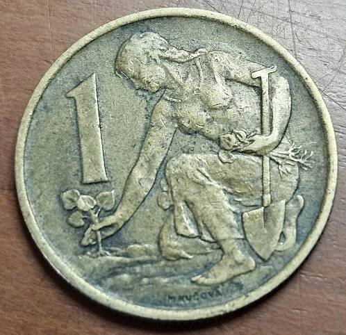 ČESKOSLOVENSKO 1 KČS 1970 VF #606 🎯 | Aukro
