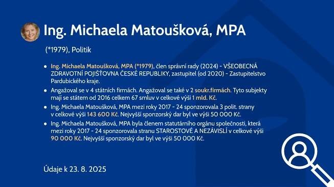 Ing. Michaela Matoušková, MPA (*1979)