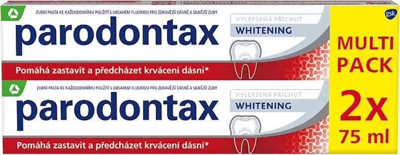parodontax zubní pasta Whitening 2x75 ml, 150 ml