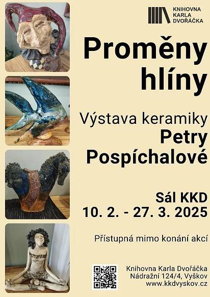 Proměny hlíny, výstava | Knihovna Karla Dvořáčka ve Vyškově