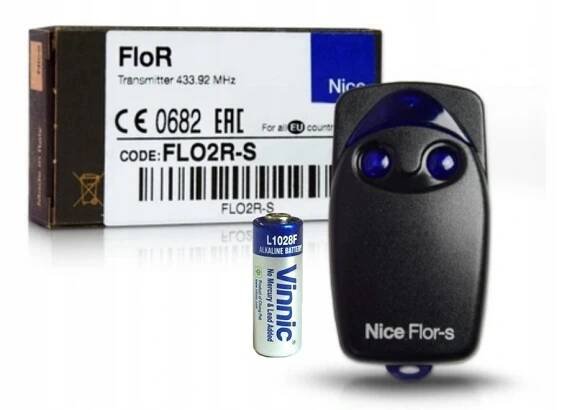 Pilot NICE FLOR FLO2RS FLOR-S NOVÝ ORIGINÁLNÍ 433,92MHz