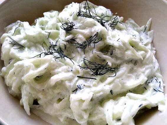 Tzatziky, Šaláty, recept