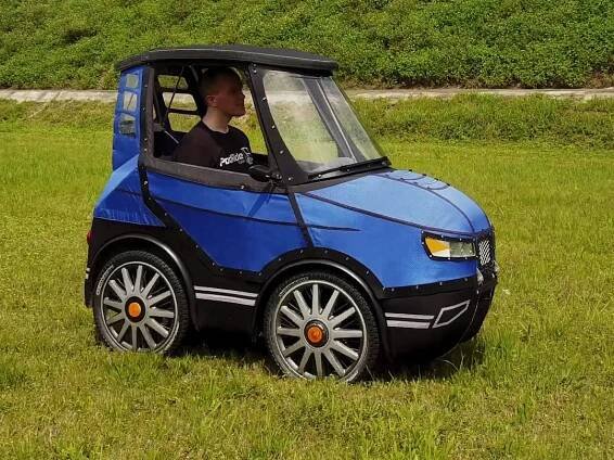 The PodRide is a bike that looks like a car