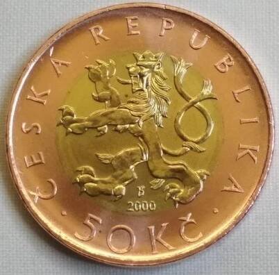 Mince 50 Kč rok 2000