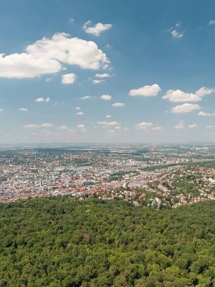 Stadttour Stuttgart: Blick auf die Stadt