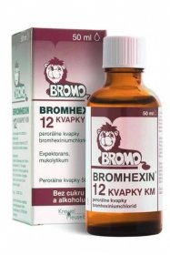 Bromhexin 12 kvapky KM gtt.por.1 x 50 ml - Lekáreň Orchidea