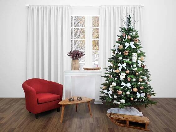 LAALU Vánoční stromek DELUXE - jedle Bernard 150 cm