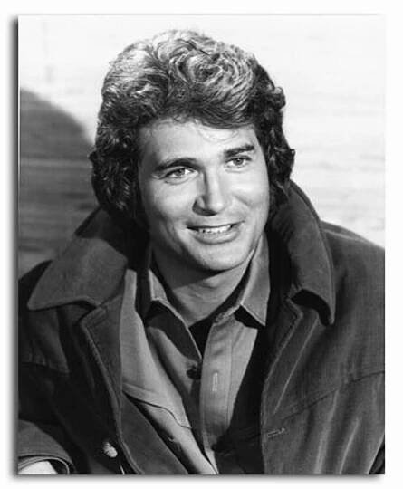 Michael Landon In Monochrome Wallpaper
