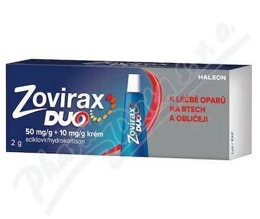 ZOVIRAX DUO 50MG/G+10MG/G CRM 1X2G II