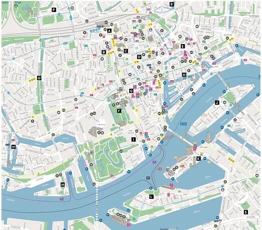 Rotterdam tourist map
