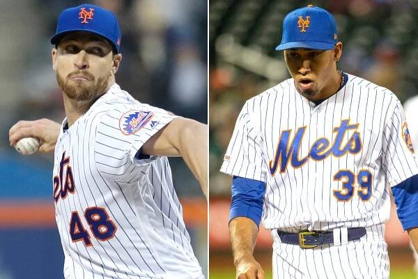 Jacob deGrom and Edwin Diaz