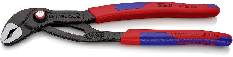 Knipex Cobra QuickSet 87 22 250 instalatérské SIKO kleště Velikost klíče 46 mm 250 mm