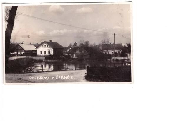Černčice-Náchod - Pohlednice místopis
