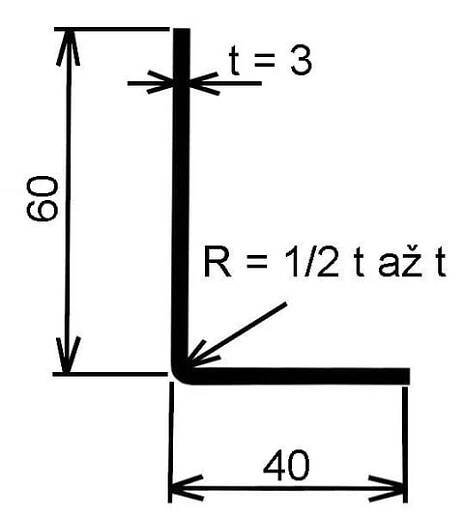 Obrázek produktu Jekl otevřený L 60×40×3 mm – 6 m