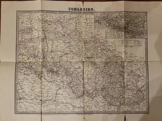 Mapa Slezska, 19.st. | Aukro