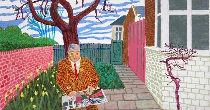 David Hockney 25, Paris review: Sprawling and spontaneous, this could be the most monumental Hockney show any of us will see