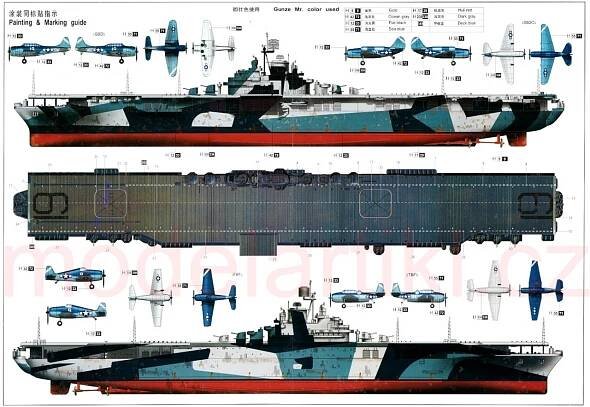 USS HANCOCK CV-19, 1:350, 005/05610