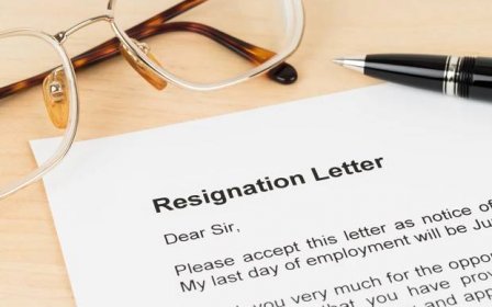 resignation letter to resign legally in the UAE