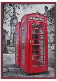 Topný obraz - Londýnské telefonní budky