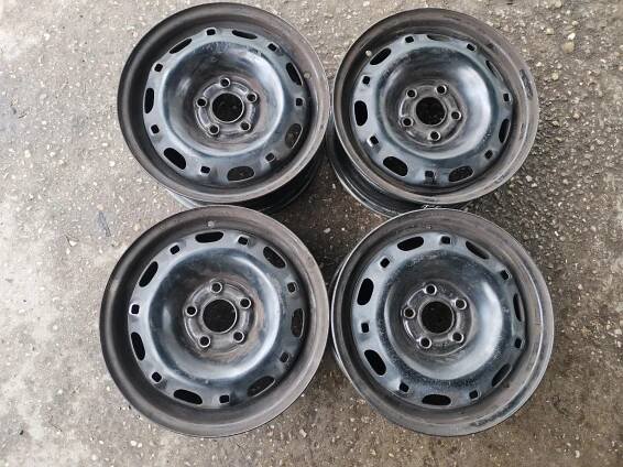 Plechové disky 6Jx14" 5x100 ET43 Škoda Fabia I / VW Fox / VW Polo IV - Kola a disky pro osobní vozidla