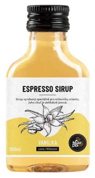 Espresso sirup Vanilka - 100 ml