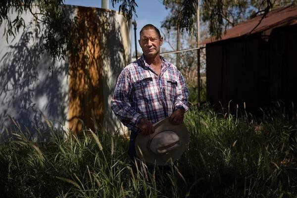 Cattle farmer James "Dude" Kidd on his property. 