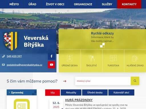 město veverská bítýška