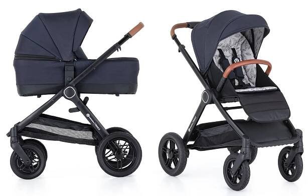 Petite&Mars kombinovaný 2v1 Trails Anthracite Blue 2022
