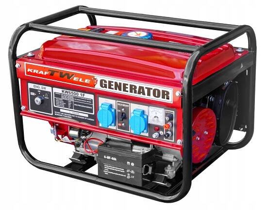 GENERÁTOR ELEKTROCENTRALA KRAFTWELE KW6500 1F EL. | Aukro